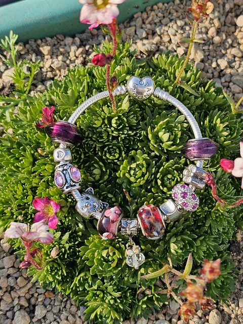 Genuine Pandora Bracelet 18.5cm & Charms  (PLEASE READ DESCRIPTION CAREFULLY)