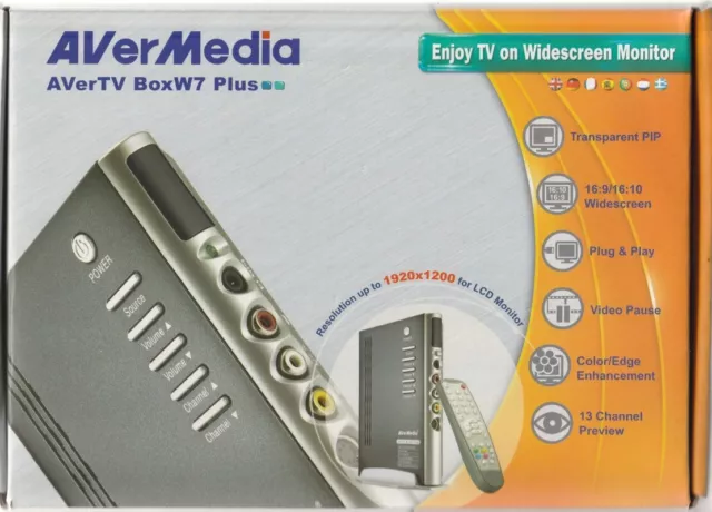 AVerMedia AVerTV Box W7 Plus - 1920x1200 - PiP - Widescreen - mit Fernbedienung