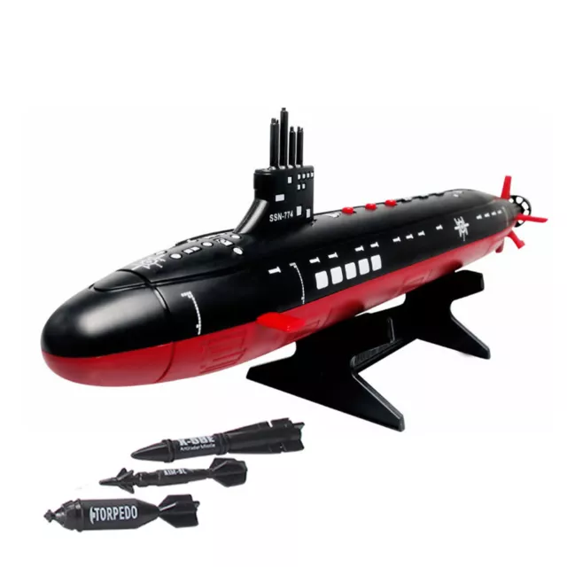 Navy Seawolf TorpedWarship Sounding Nuclear Submarine Plastic Military Model A 3