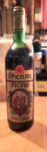 Vintage bottle Fiore Vino Ghemme 1967 0.72cl 13°