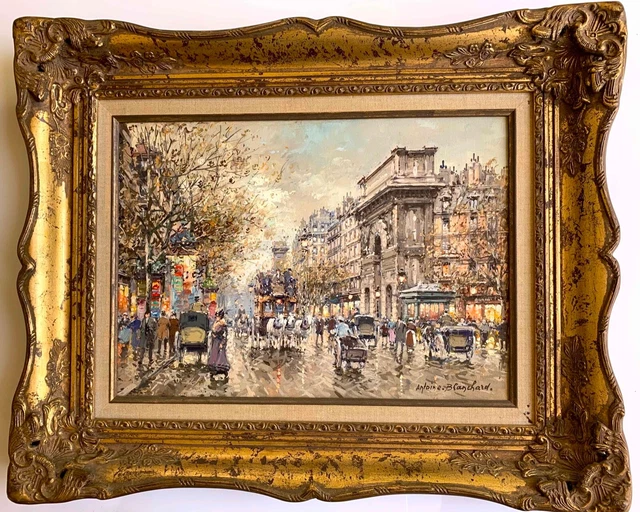 Stunning Original Antoine Blanchard "Porte St. Martin" Fully Authenticated
