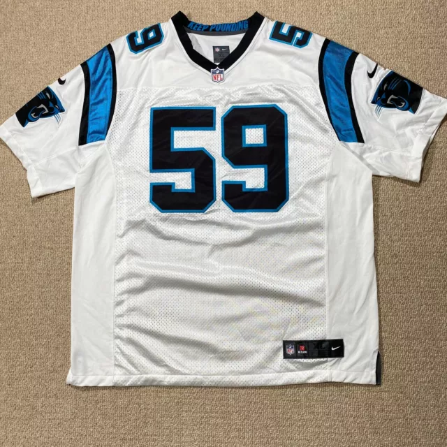 Nike Carolina Panthers Trikot Herren XL NFL genäht limitiert American Football USA