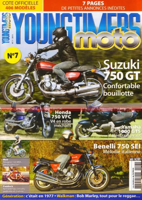 YOUNGTIMERS MOTO 7 SUZUKI GT 750 BENELLI Sei HONDA VF YAMAHA GTS 1000 PEUGEOT