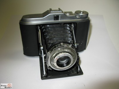 Agfa Klappkamera Agfa Isolette 2 Agnar 1:4.5 85mm Obiettivo; Condizioni Accettabile 