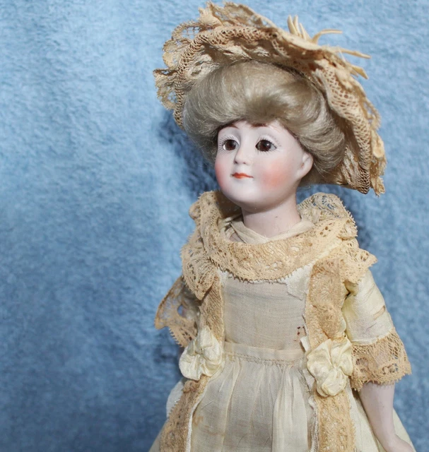 ANTIQUE~10" Doll~German~Porcelain Bisque~All Original~KESTNER GIBSON GIRL~BEAUTY 12