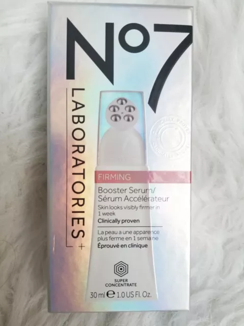No7 Laboratories Firming Booster Serum Super Concentrate, 1 fl oz / 30 ml - NEW