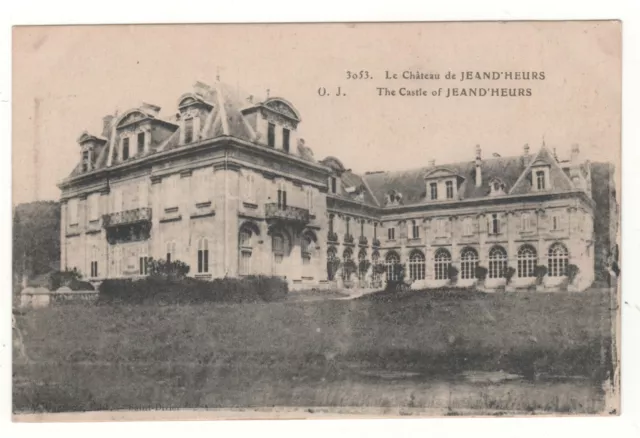 CPA 55 - JEAND'HEURS : LE CHÂTEAU (MEUSE) ÉCRITE le 26-06-1918