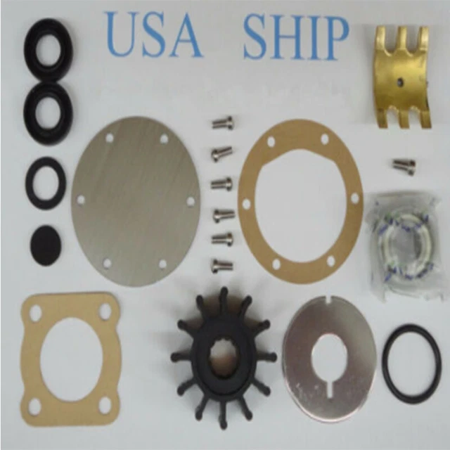 PERKINS MARINE SEA Water Pump Jabsco Rebuild Kit Diesel 35615 32700001