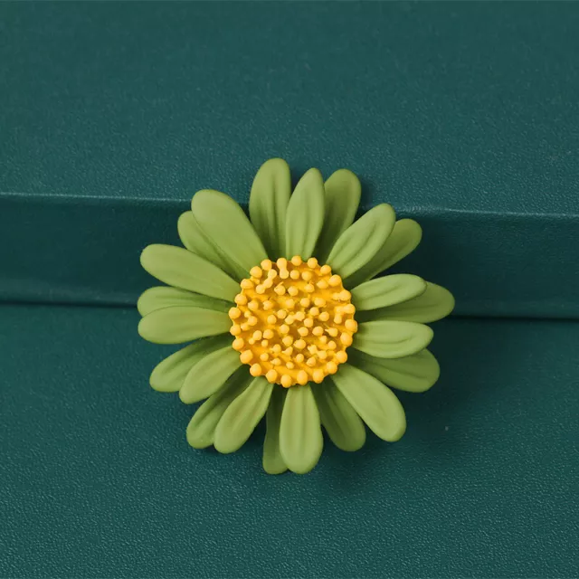 Cute Sunflower Brooch Pins for Hijab Hats Dress or Bags Jewelry Accessories; BF