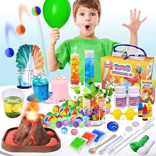 UNGLINGA 30+ Experiments Science Kits for Kids Age 4-6-8-10-12 Educational ST...