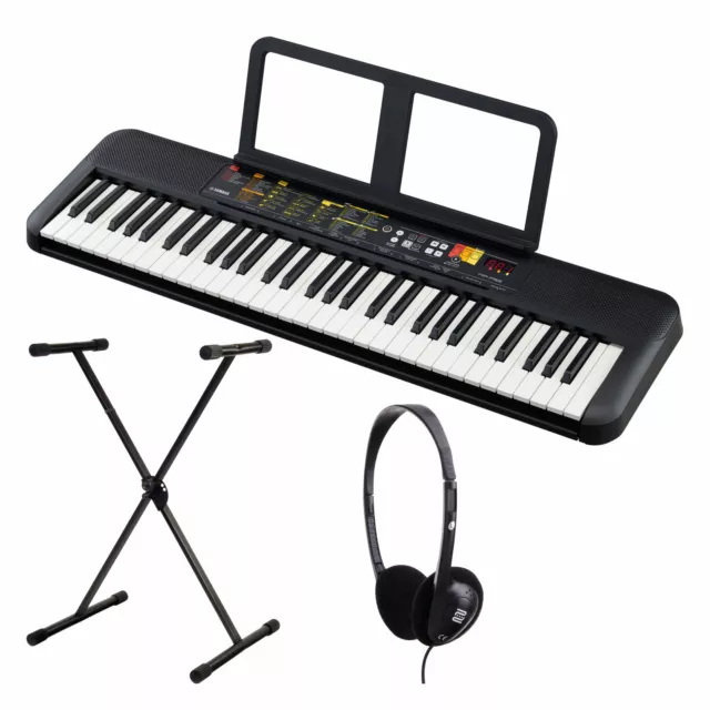 Yamaha PSR-F52 Keyboard Set 61 Klavier Tasten Sounds Digital Ständer Kopfhörer