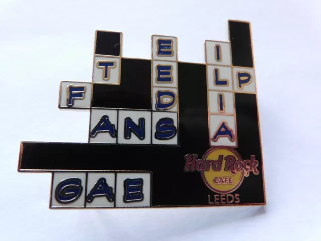Hard Rock Cafe 2007 European CROSSWORD Puzzle Series HRC Pin LE100 - Leeds