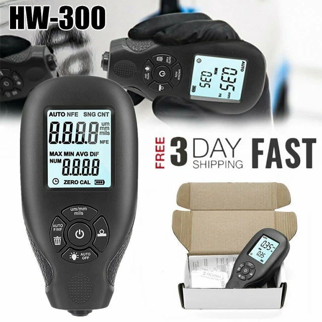 Misuratore Di Spessore Vernice TROTEC BB20 - Strumento Professionale Per Auto Con Memoria 400 Dati E USB - Campo 0-1250µm - Foto 7