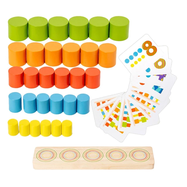 Jetons Magnétiques Avec Baguette - 100 Pièces Colorées Pour Jeux, Apprentissage Et Bricolage