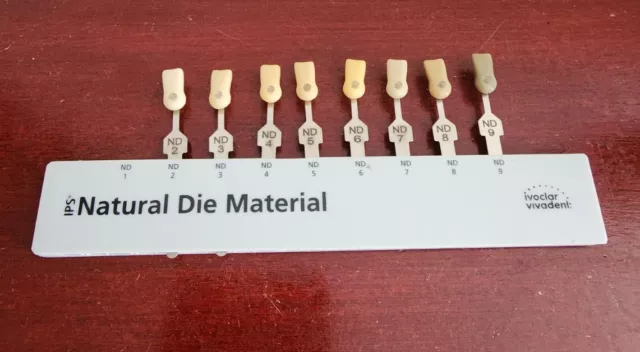 Ips Natural Die Material Ivoclar Vivadent Shade Guide. Missing Nd1
