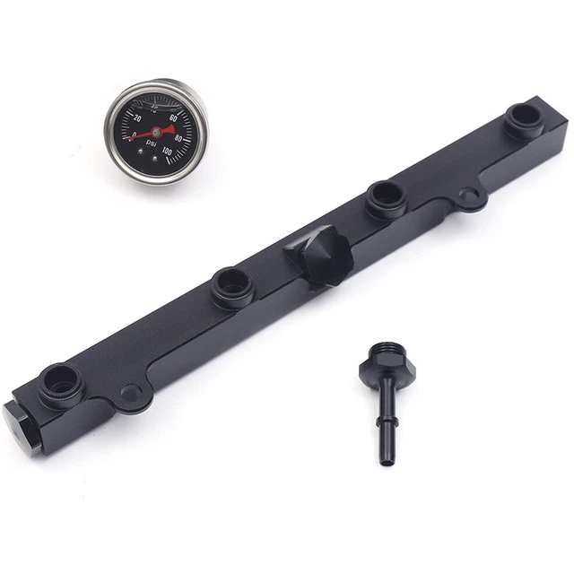 K SERIES ALUMINUM Fuel Rail Black For Honda Civic Acura RSX K20 K24