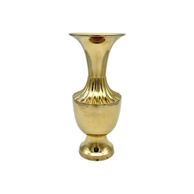 Vintage Solid Brass Vase