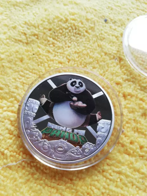 coins/souvenir coin/silver plated/Kung Fu Panda