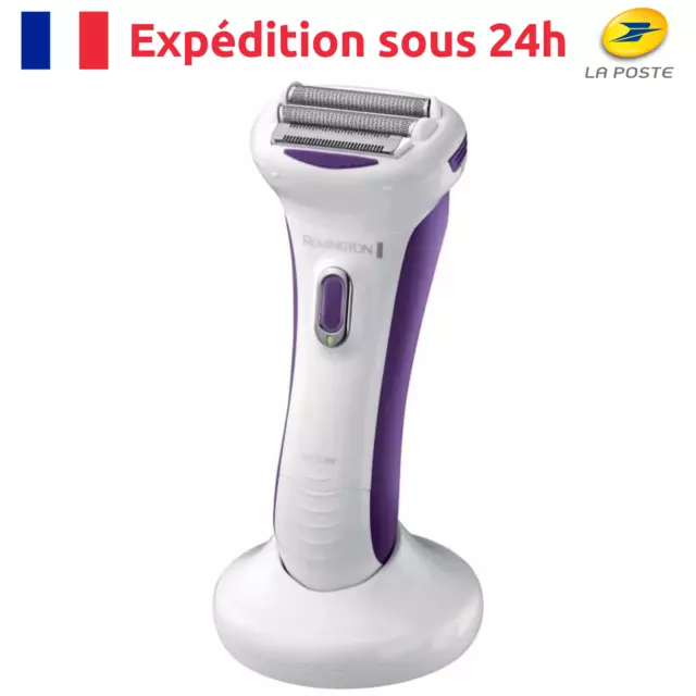 Rasoir Electrique Femme Smooth Silky Etanche Rechargeable Bande Hydratante