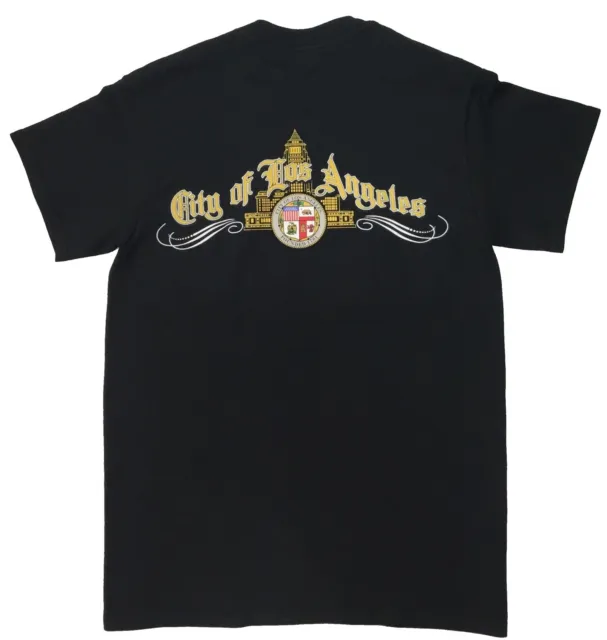 City Of Los Angeles Classic Black size 2XL Short Sleeve