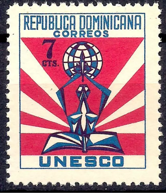 Dominican Republic 1958 UNESCO Buildings Paris Architecture 1v MNH