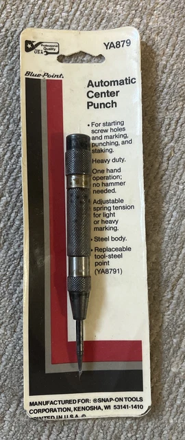 Blue Point (Snap-On) Ya879 Automatic Center Punch,New, Heavy Duty, Made In Usa