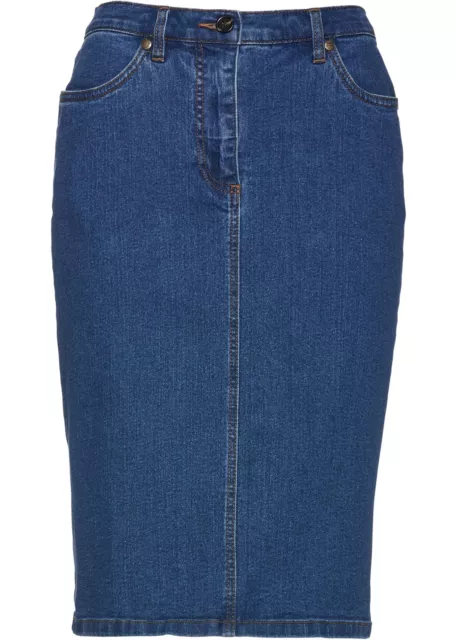 Geknöpfter Jeansrock Gr. 36 Blue Stone Damen-Rock Freizeitrock Jeans-Skirt Neu