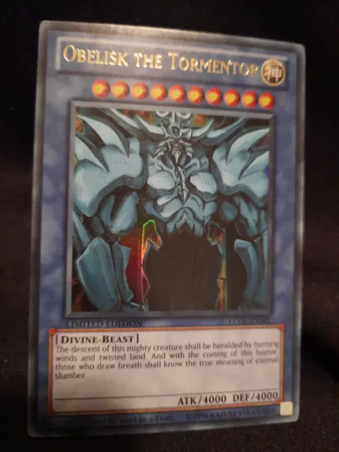 Obelisk the Tormentor Limited Edition Ultra Rare Foil NA English Yugioh God Card