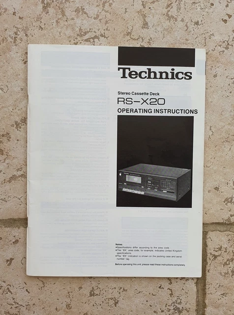 Manuale Istruzioni Technics RS-1700 (copia Multilingua: ITA, ENG, DE, FR, ES)