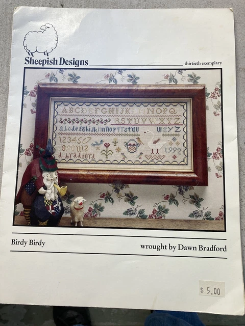 Sheepish Designs Birdy Birdy Sampler Cross Stitch Chart 30th Exemplary Bradford Sheepish Designs Birdy Birdy Sampler Cross Stitch Chart 30th Exemplary Bradford