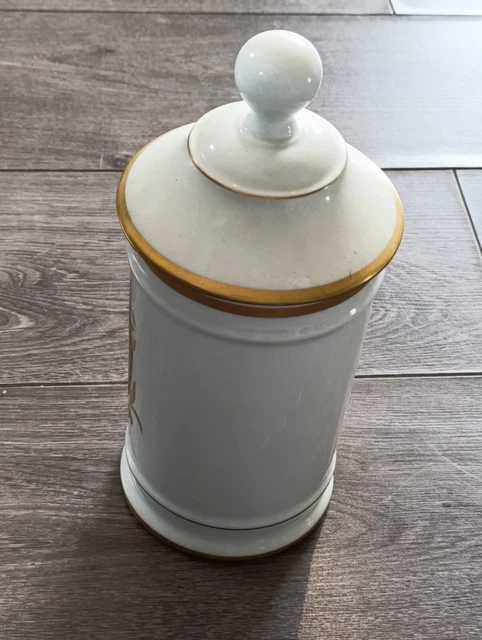 POT PHARMACIE PORCELAINE COULEUVRE SMILAX MEDICA EDITION DART Collection D 144956