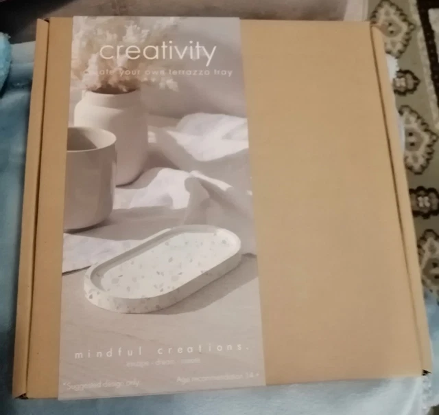 Mindful Creations DIY Create Your Own Terrazzo Dish BNIB