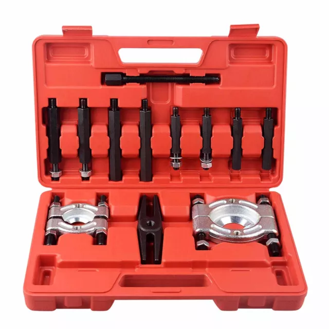 12 pcs Gear Bearing Splitter Puller Fly Wheel Separator Tool Kit Set With Box 2