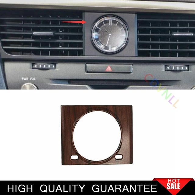 For Lexus RX300 450h 2015-2022 Peach Wood Grain Middle Console Colck Cover Trim