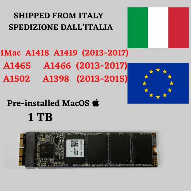 1TB FOR Apple MacBook AirA1466 A1465 2013-2017 MacBook Pro A1502 A1398 IMac