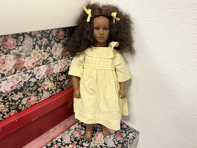 Poupée Annette Himstedt Fatou - 60 Cm - Poupée D'artiste Collection - État Parfait