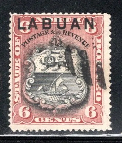 Labuan North Borneo Overprint  Stamps  Canceled Used    Lot 1519K