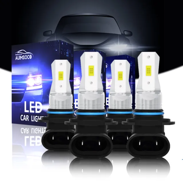Car LED Headlight Bulbs Kit For Oldsmobile Achieva S Sedan 4-Door 2.3L 1992-1998
