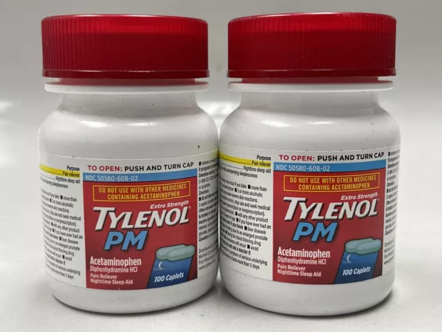 tylenol pm extra strength 200 caplets exp feb 2024