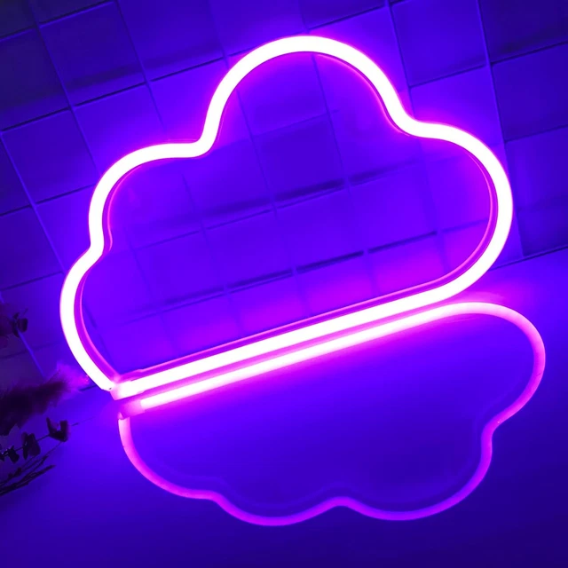 Lampada da parete a LED al neon, in acrilico, USB, luci al neon decorative per feste e discoteche, decorazione cantina (02