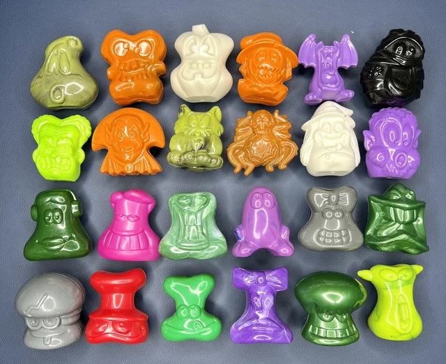 Mcdonald's Happy Meal Monster Crazy Bones Set Of 24: Gogos & Halloween 0939