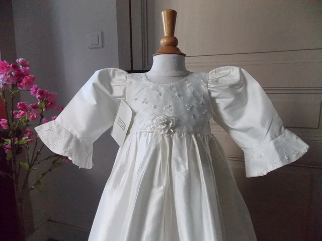 Bonnet De Baptême En Soie 'My Christening Day' - Neuf Avec étiquettes - Pour Fille Ou Garçon - Pex