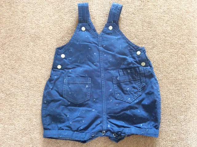 Cuscinetti pantaloncini vintage anni '90 bambino modello strumento fai da te cura della madre 3 - 6 mths