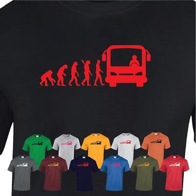 Human Bus Driver Mens Evolution New Tshirt Funny Gift T-shirt TEE Present Ape