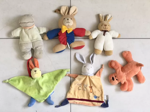 Lot Peluches Doudous (jeu jouet enfant bébé)