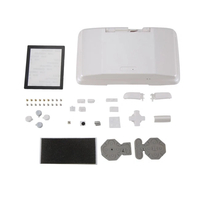 Cover Gba Plastica Custodia Game Boy Advance Glacier: Sostituzione Batteria Blu Chiaro E Schermo In Plastica, Nuovo Di Zecca Cover Gameboy Advance - Foto 9