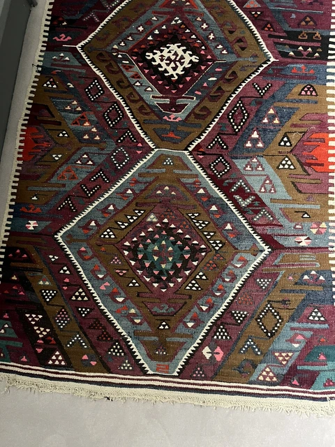 Kilim rug handmade 100% Wool