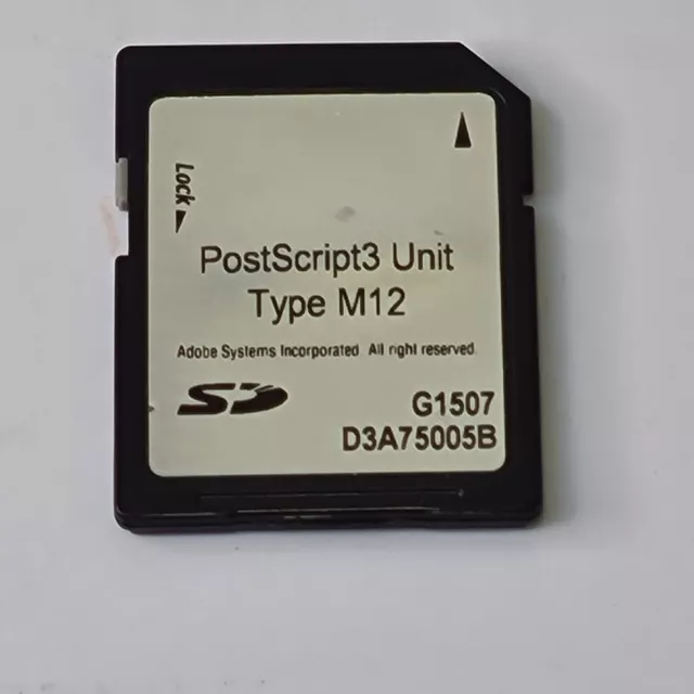 417086 Ricoh Postscript3 Unit Type M12 MP 2554 3054 3554 4054 5054 6054