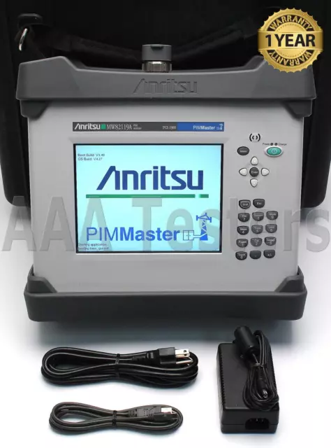 Anritsu MW82119A Pim Maître Passive Intermodulation Analyseur Opt 190 Mw 82119A