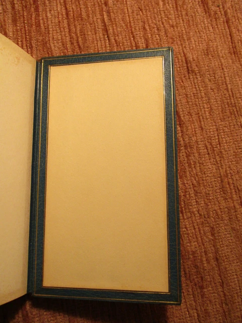 GOETHE Pressendruck JUNIPERUS PRESSE 1924 Leder Handeinband MEISTEREINBAND 5